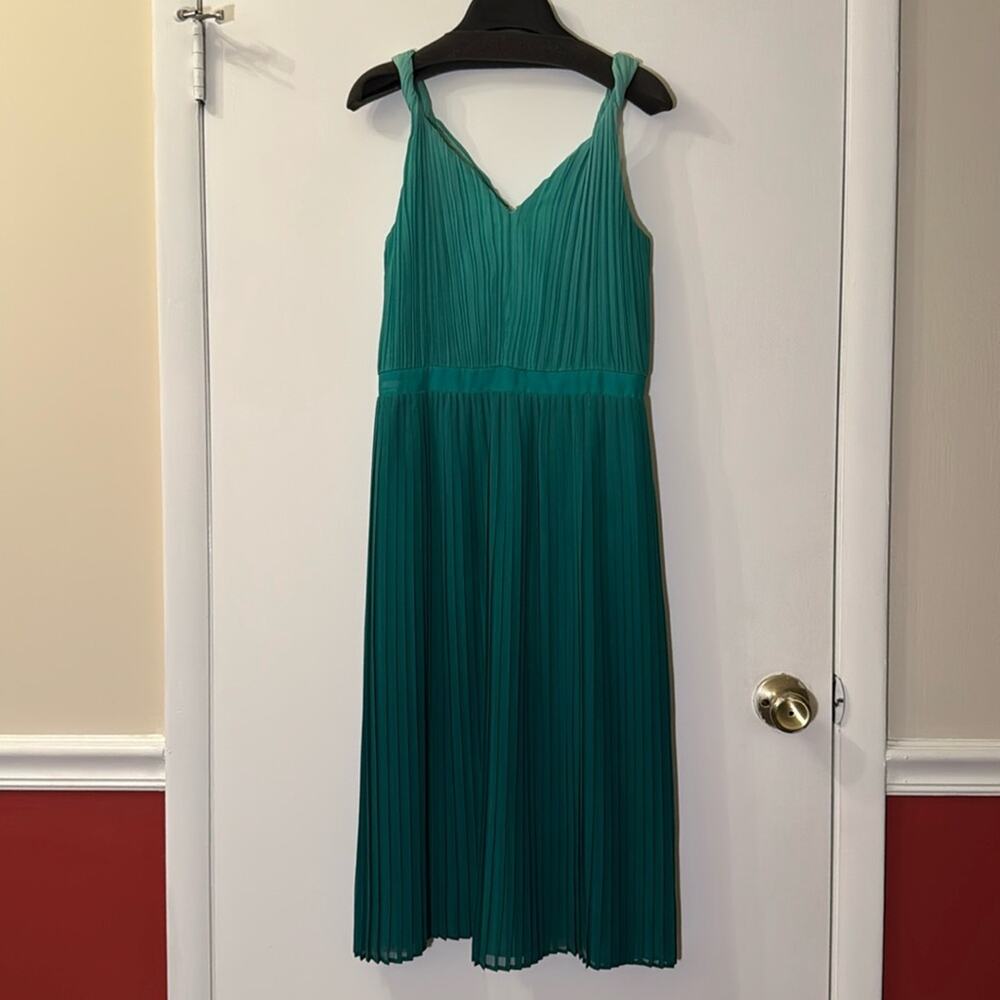 Green‎ ombre formal dress